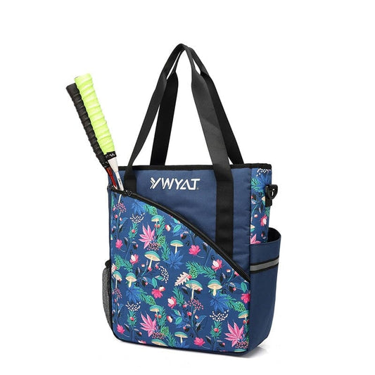 Nylon Pickleball Bag For Women The Store Bags blue mushroom