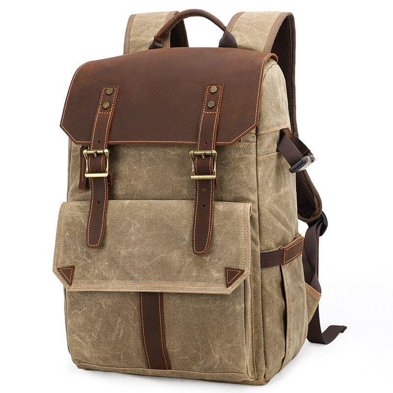 Retro Canvas Camera Bag The Store Bags kahaki