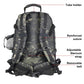 Tactical backpack with water bottle holder The Store Bags 