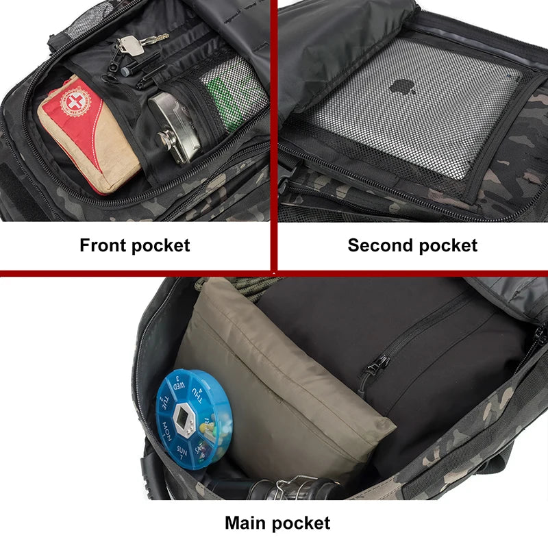 Tactical backpack with water bottle holder The Store Bags