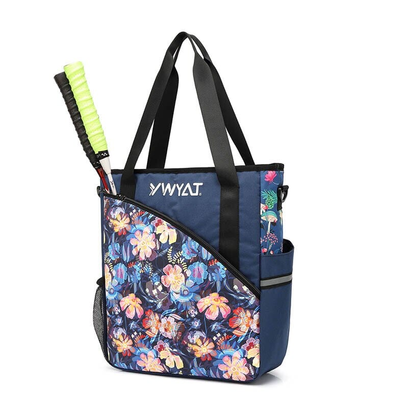 Nylon Pickleball Bag For Women The Store Bags blue flower