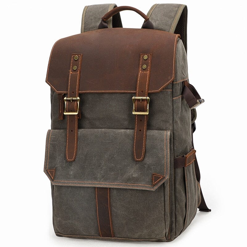 Retro Canvas Camera Bag The Store Bags army green