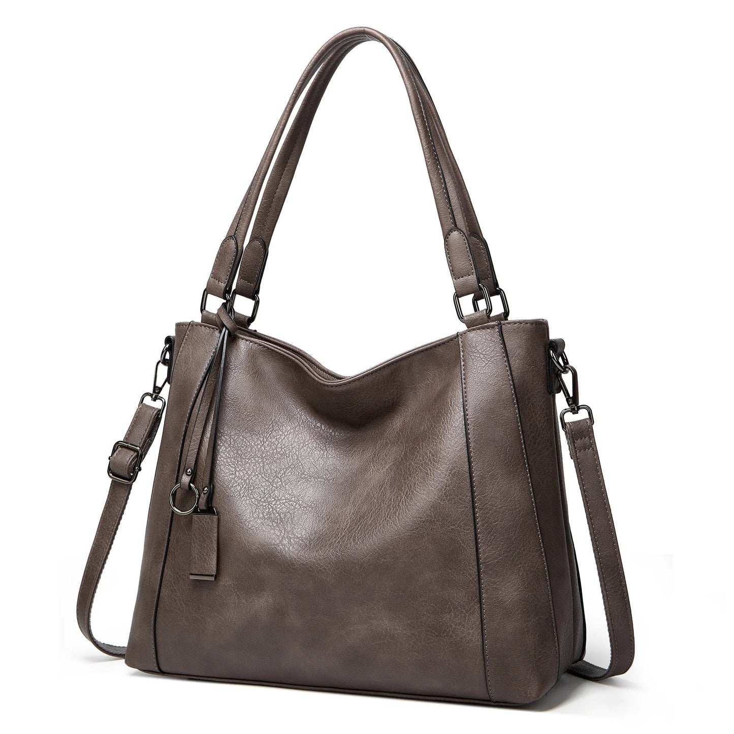 PU Tote Bag The Store Bags GRAY