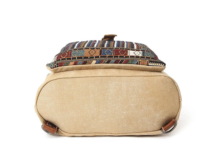 Bohemian Extra Large Canvas Backpack The Store Bags