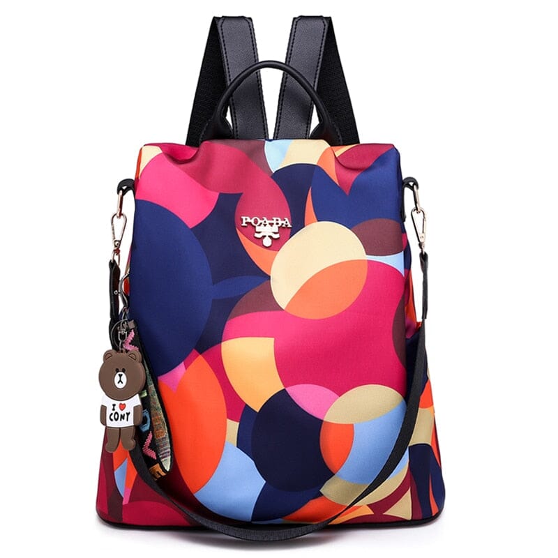 Women POABA Anti Theft Bag The Store Bags Colorful 32cm x 30cm x 13cm