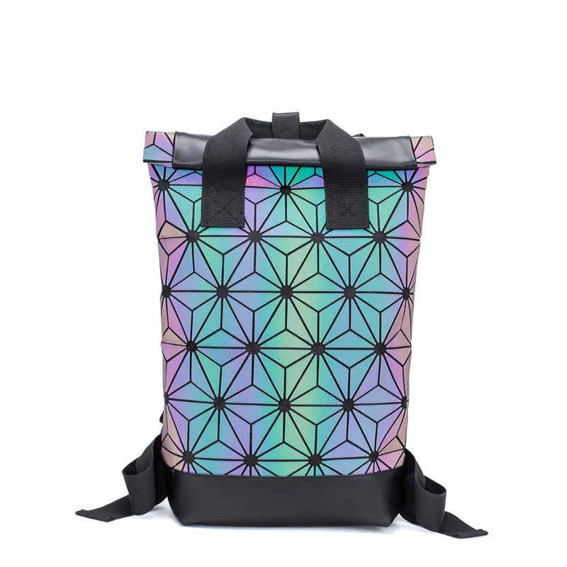 Geometric Laptop Backpack The Store Bags