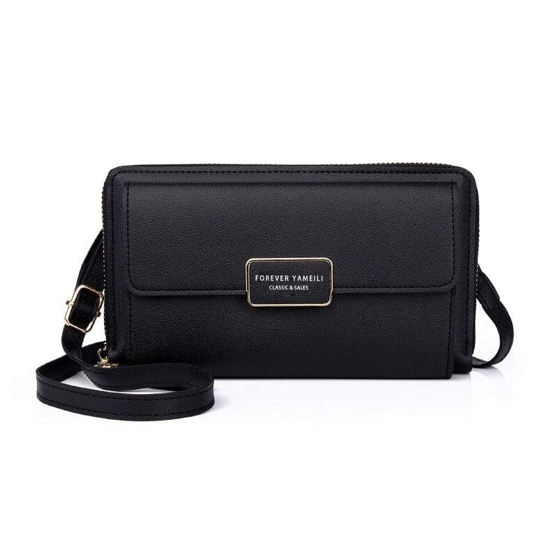 Phone Wristlet Wallet Leather The Store Bags Black
