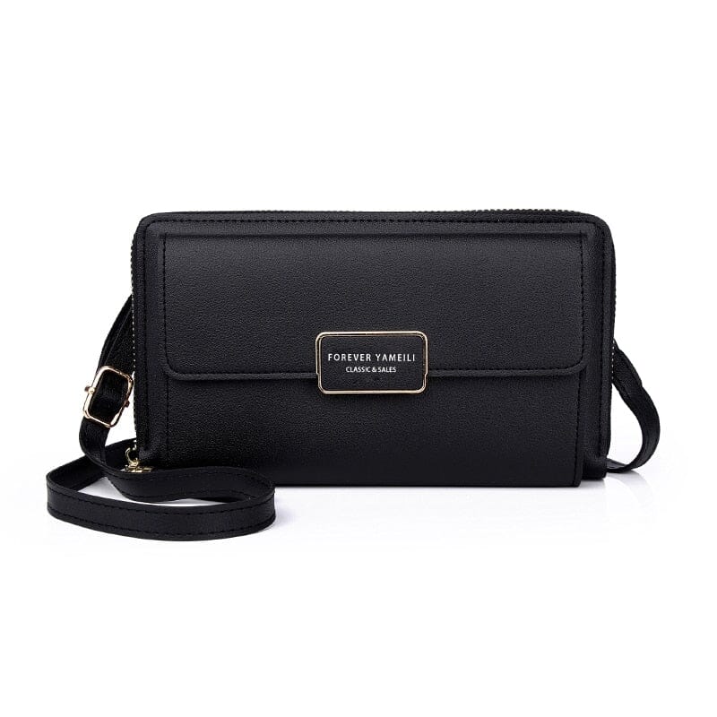 Phone Wristlet Wallet Leather The Store Bags Black 