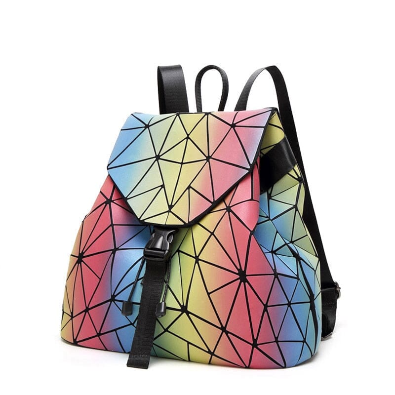 Luminous Holographic Backpack ERIN The Store Bags colorful big40X14X35CM