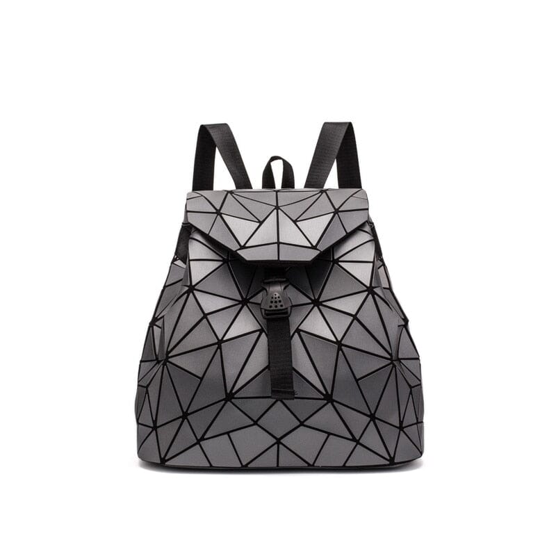 Luminous Holographic Backpack ERIN The Store Bags matte5gray big40X14X35CM