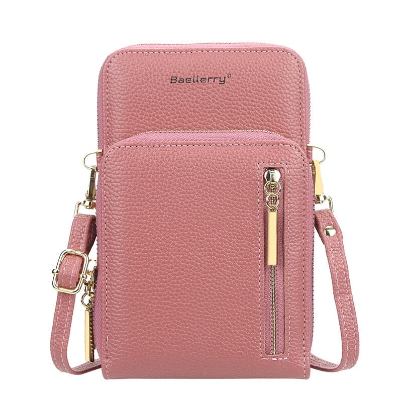 Leather Phone Pouch The Store Bags Dard Pink