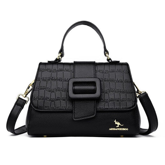 Buckle Crossbody Purse The Store Bags Black