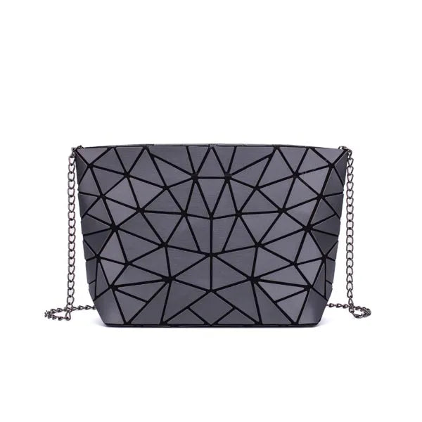 Black Geometric Purse The Store Bags gray