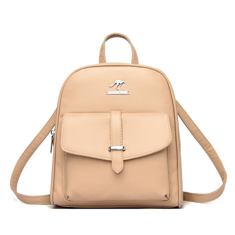 Concealed Carry Leather Backpack Purse The Store Bags Beige 