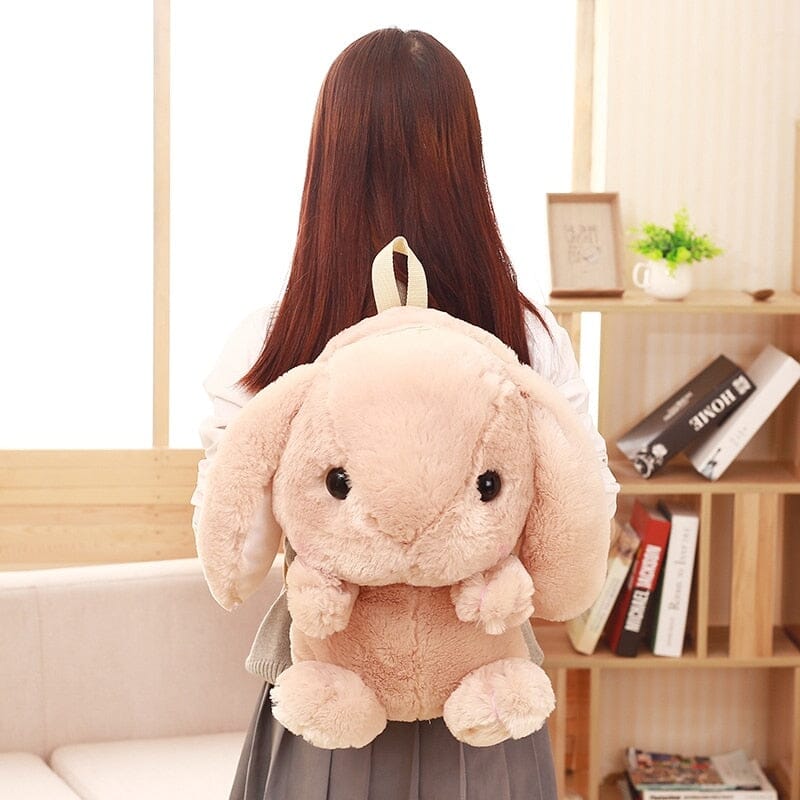 Plush Rabbit Backpack The Store Bags
