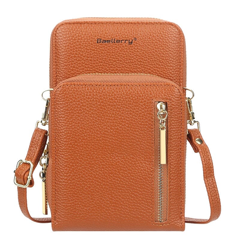 Leather Phone Pouch The Store Bags Brown
