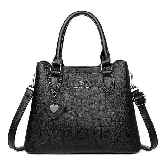 Croc Embossed Tote The Store Bags Black