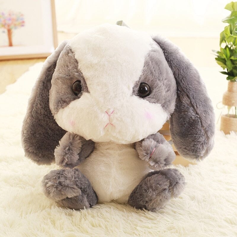 Plush Rabbit Backpack The Store Bags About 50cm GREY RUBBIT BAG