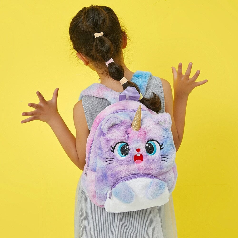 Plush Unicorn Backpack The Store Bags 