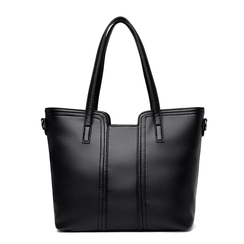 Bolsa tote piel con cremallera