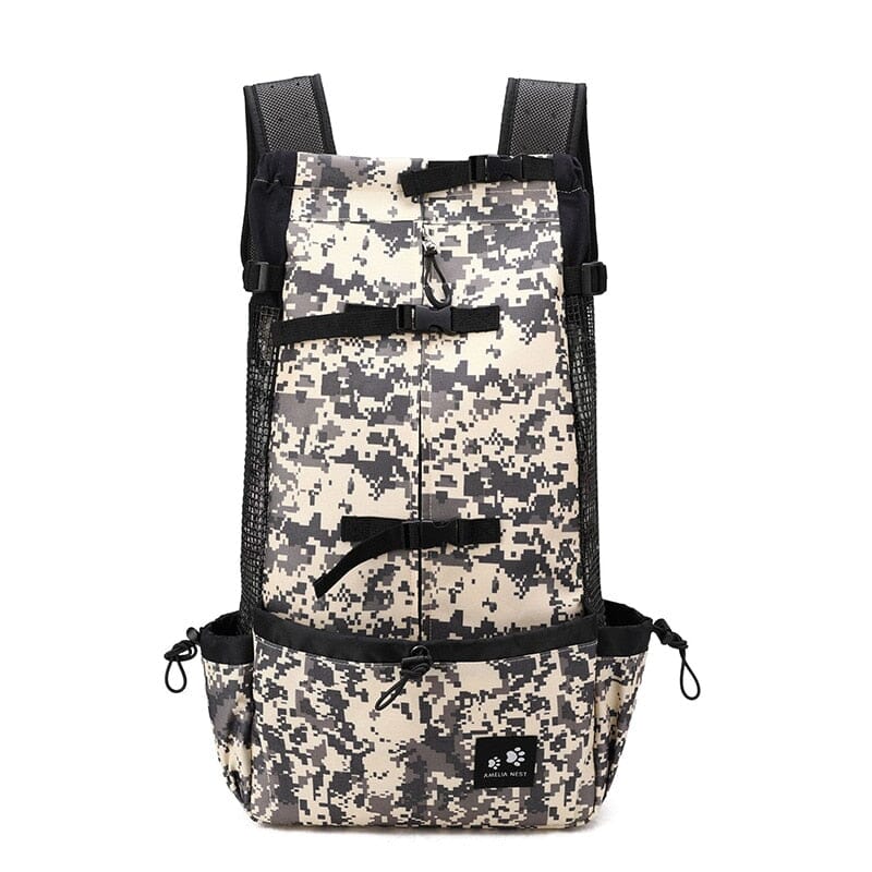 French Bulldog Backpack The Store Bags Gray Camouflage S-suit 1-5kg