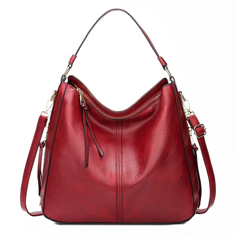 PU Leather Tote Bag The Store Bags Red