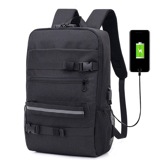 15.6 inch Laptop Backpack Rucksack Water Resistant The Store Bags Black A
