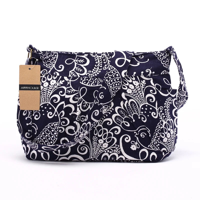 Bohemian Black Tote Purse The Store Bags blue