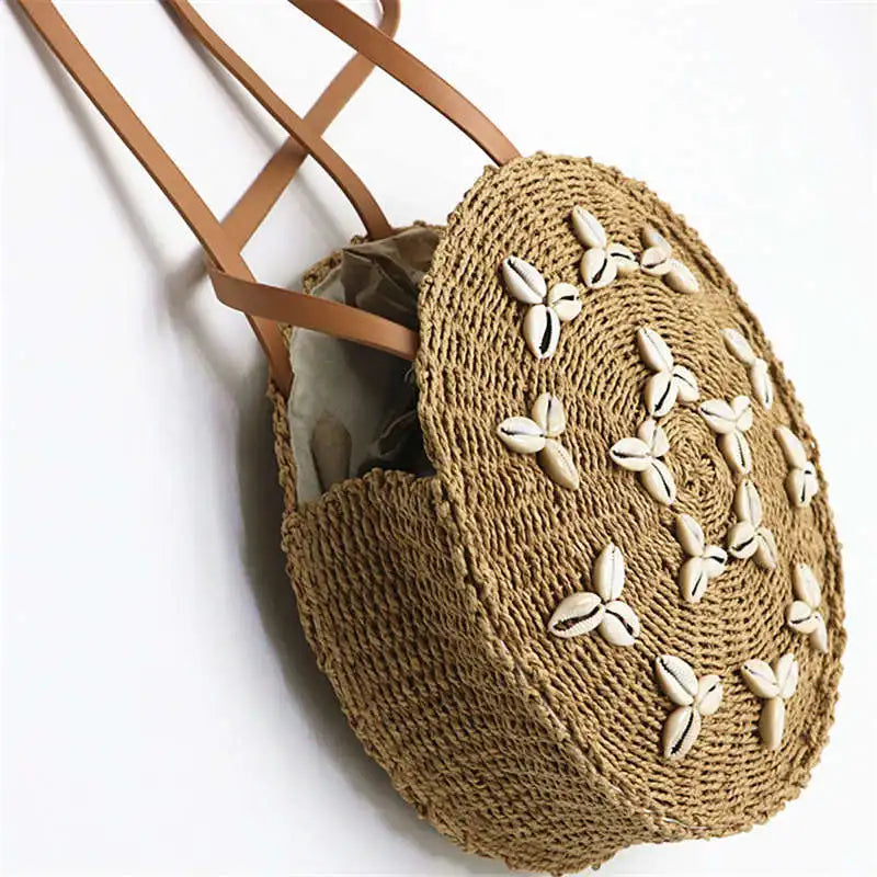 Circular Straw Purse The Store Bags
