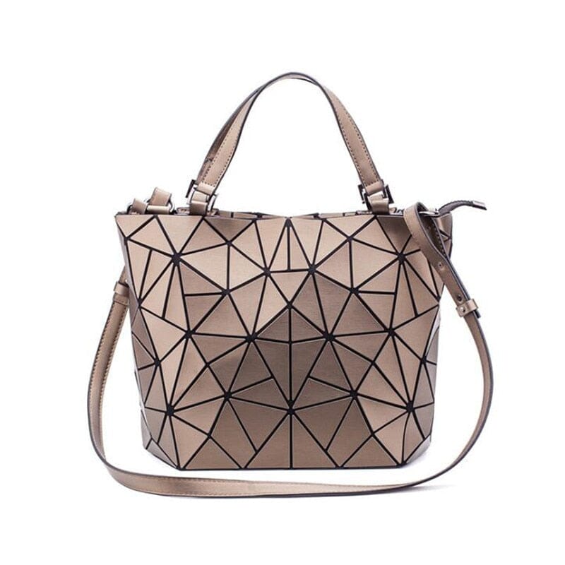Geometric Shape Handbag The Store Bags coffe 