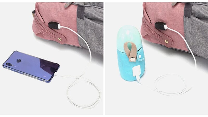 MACHINE BIRD Diaper Bag With USB The Store Bags