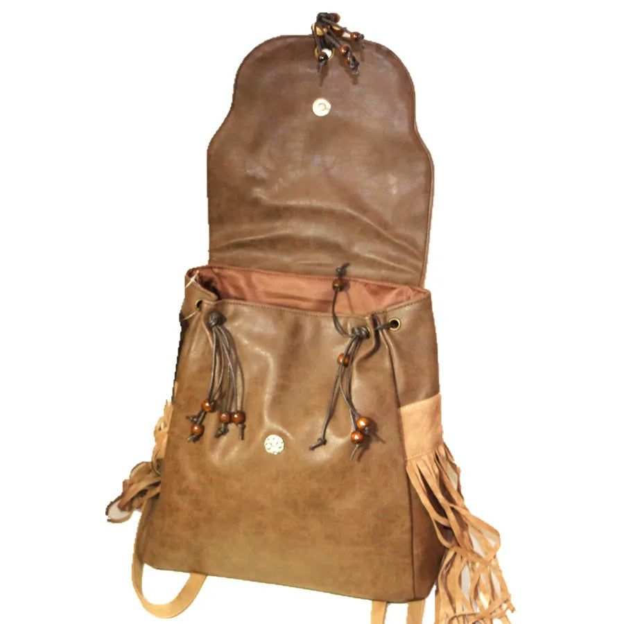 Boho Fringe Backpack The Store Bags