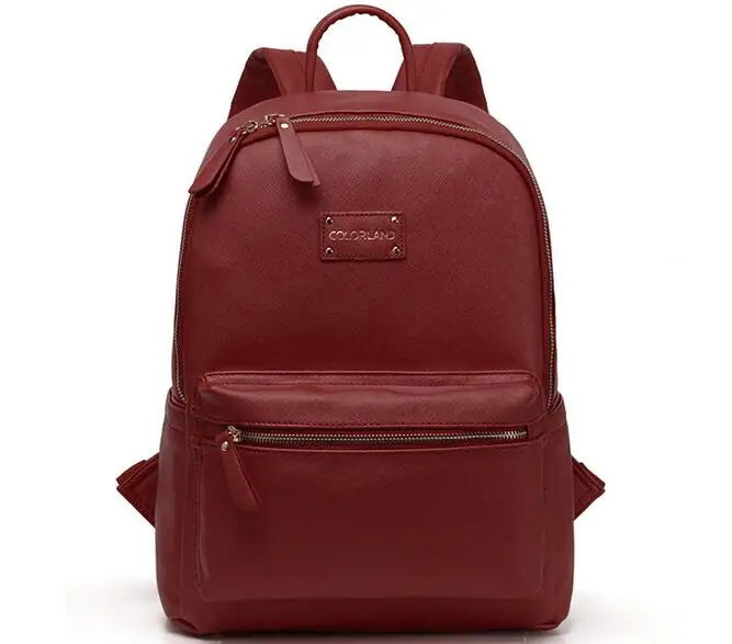 Vegan Leather Diaper Backpack