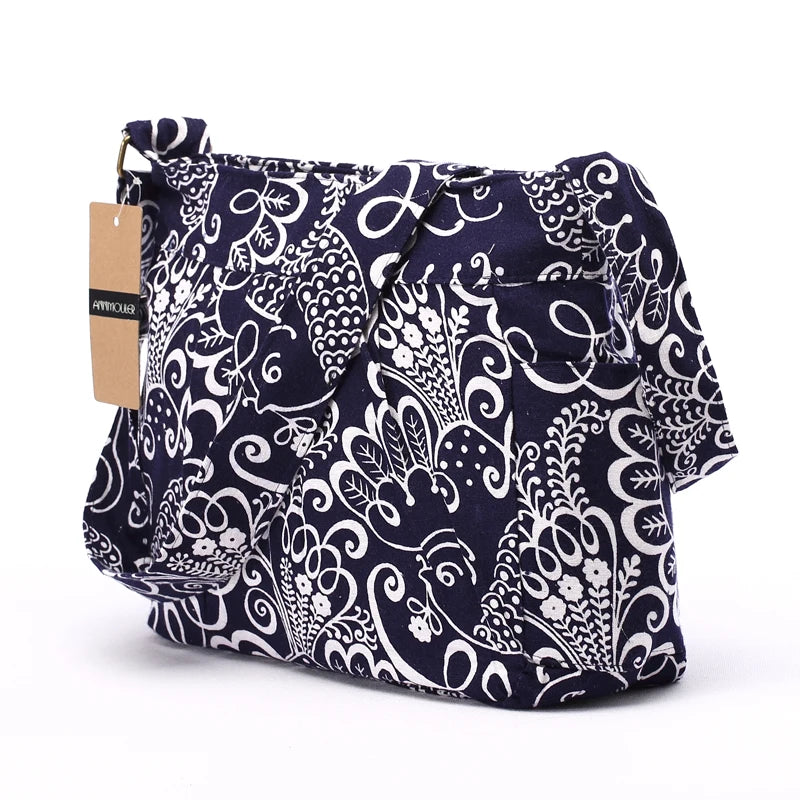 Bohemian Black Tote Purse The Store Bags