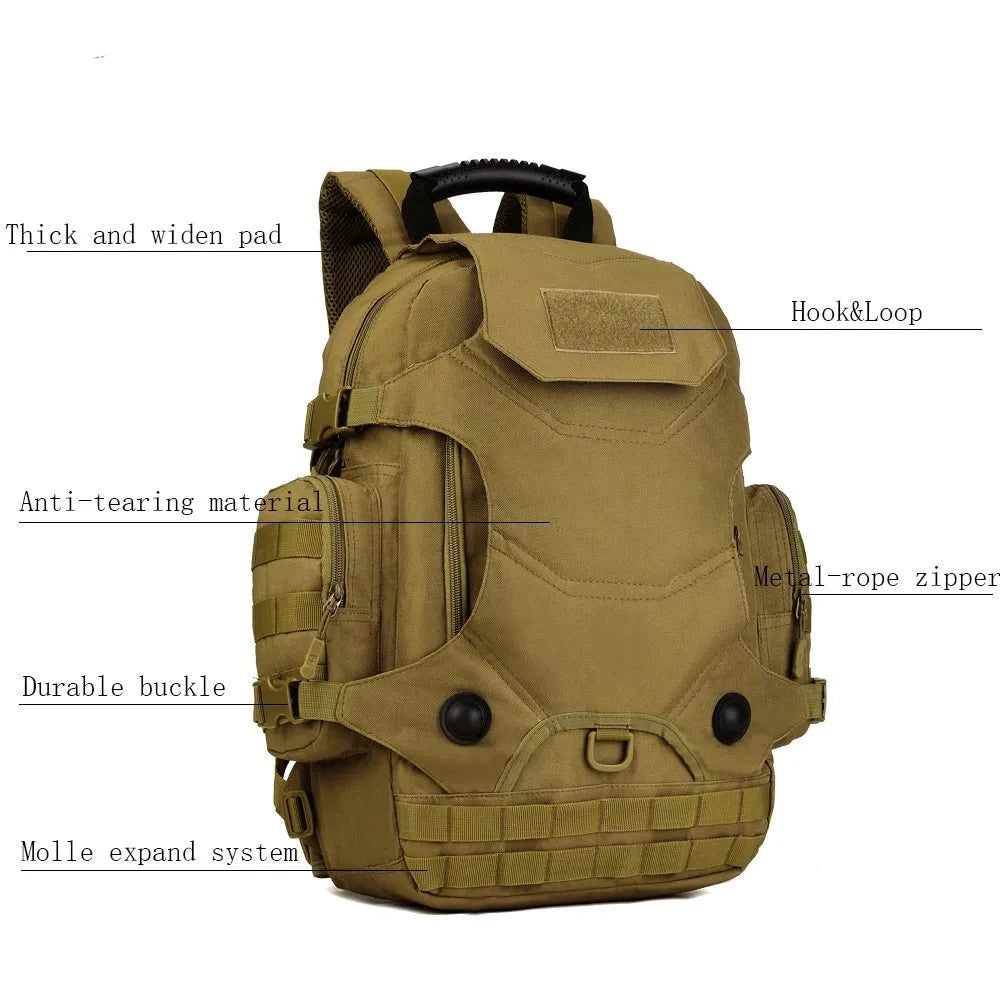 Green military backpack The Store Bags