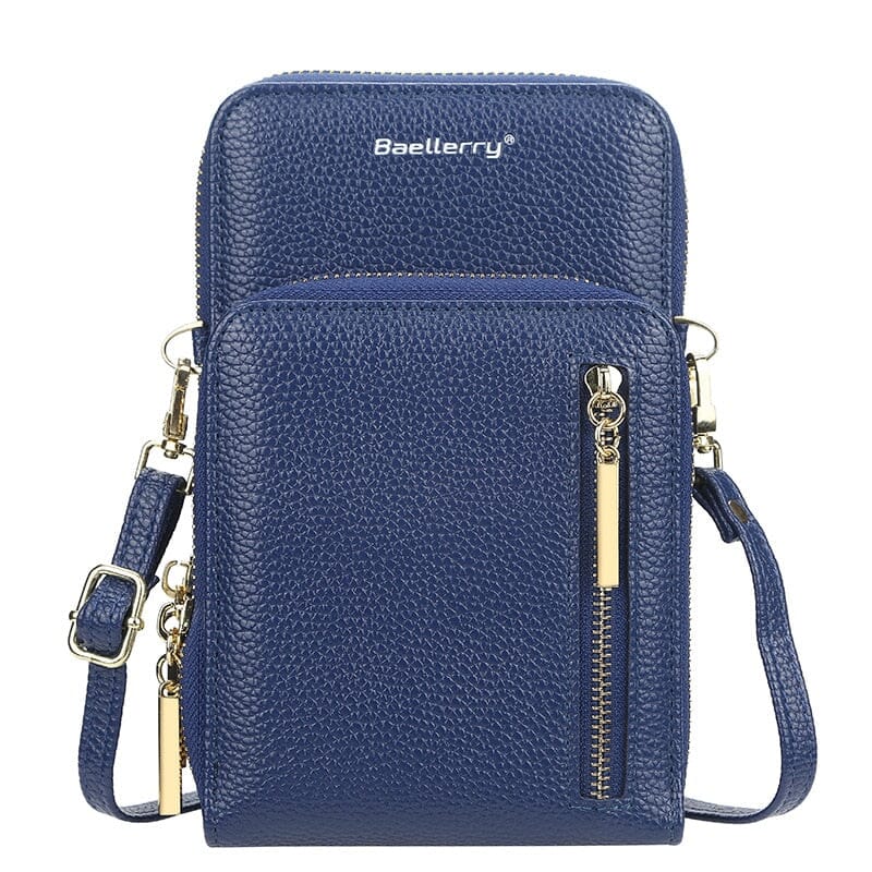 Leather Phone Pouch The Store Bags Blue