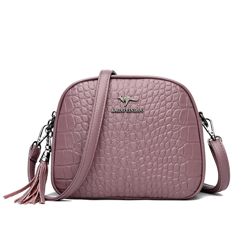 Embossed Leather Purse The Store Bags Purple