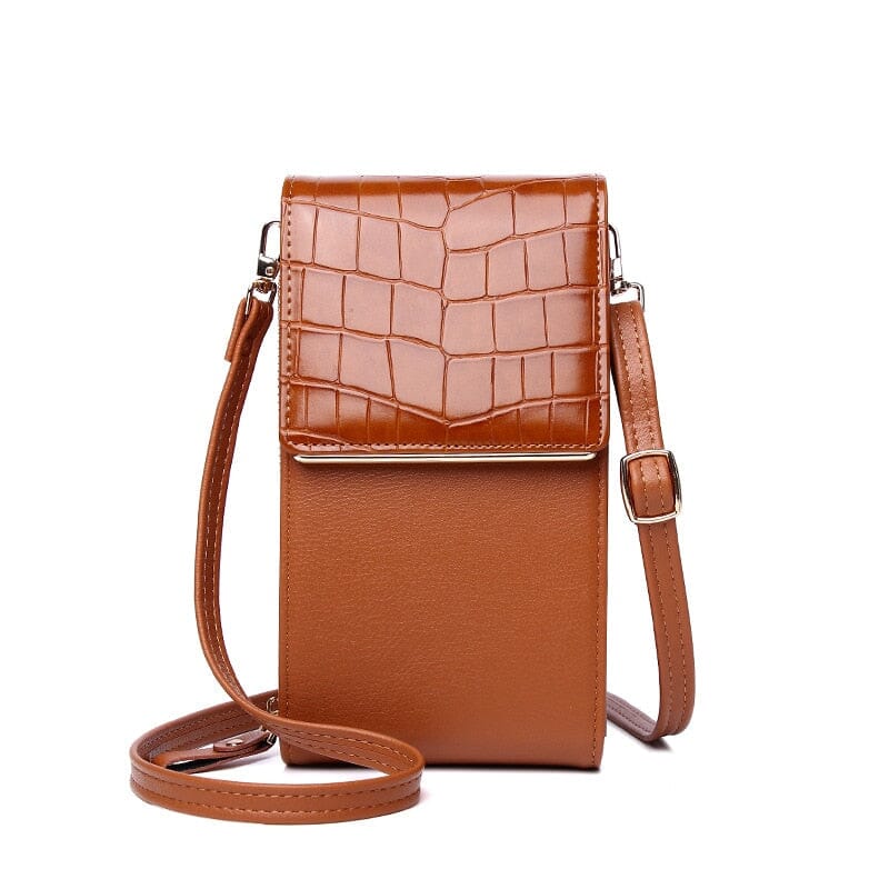 Leather Crossbody Phone Wallet The Store Bags Brown