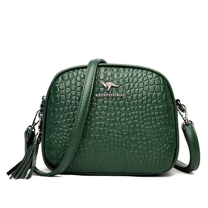 Embossed Leather Purse The Store Bags Green