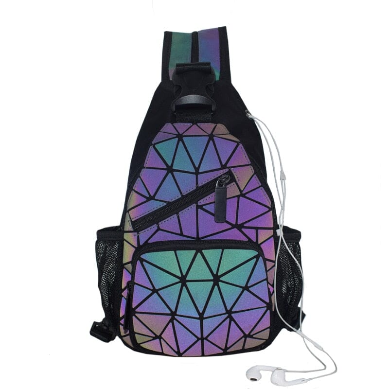 geometric sling bag