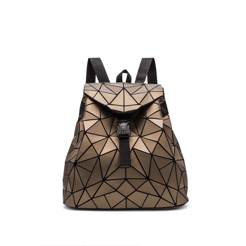 Luminous Holographic Backpack ERIN The Store Bags matte5coffee big40X14X35CM