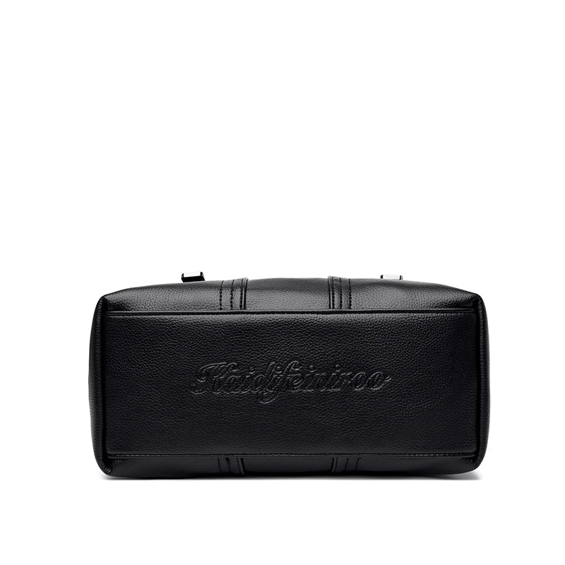 Bolsa tote piel con cremallera