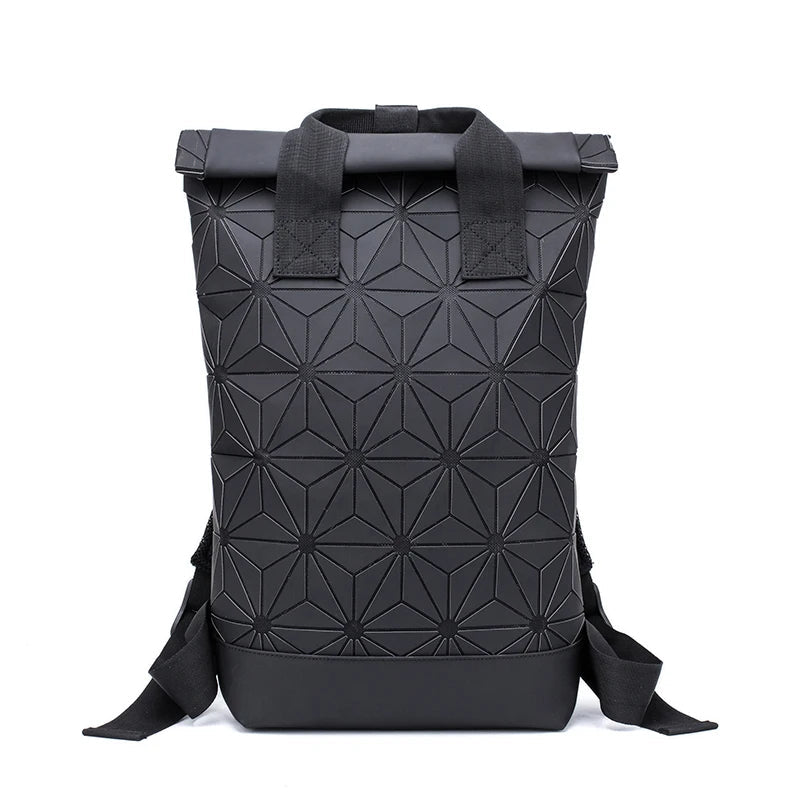Geometric Laptop Backpack The Store Bags black