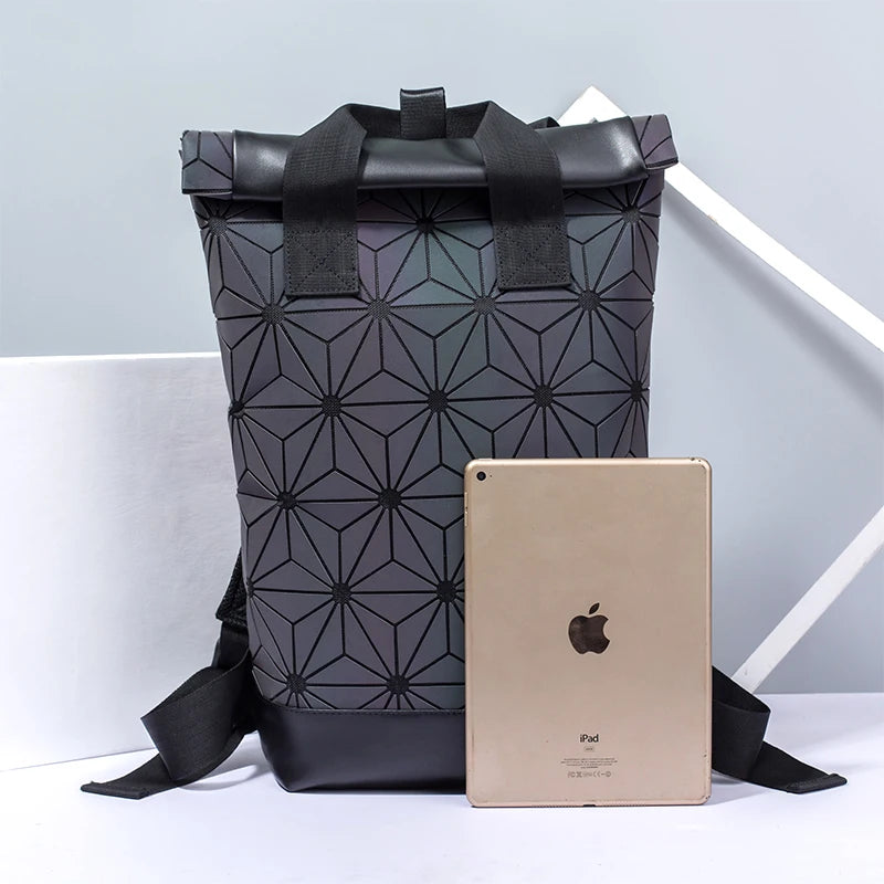 Geometric Laptop Backpack The Store Bags