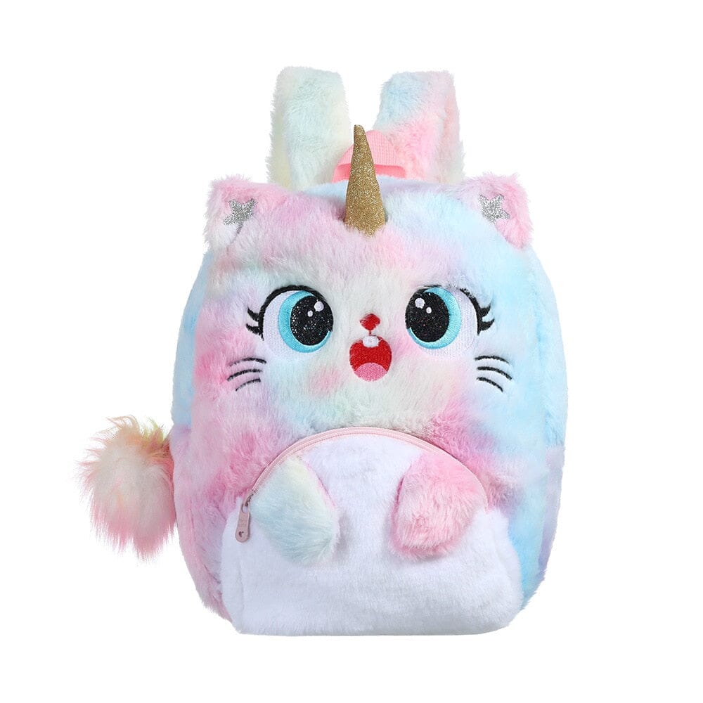 Plush Unicorn Backpack The Store Bags 1