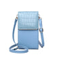 Leather Crossbody Phone Wallet The Store Bags Blue 
