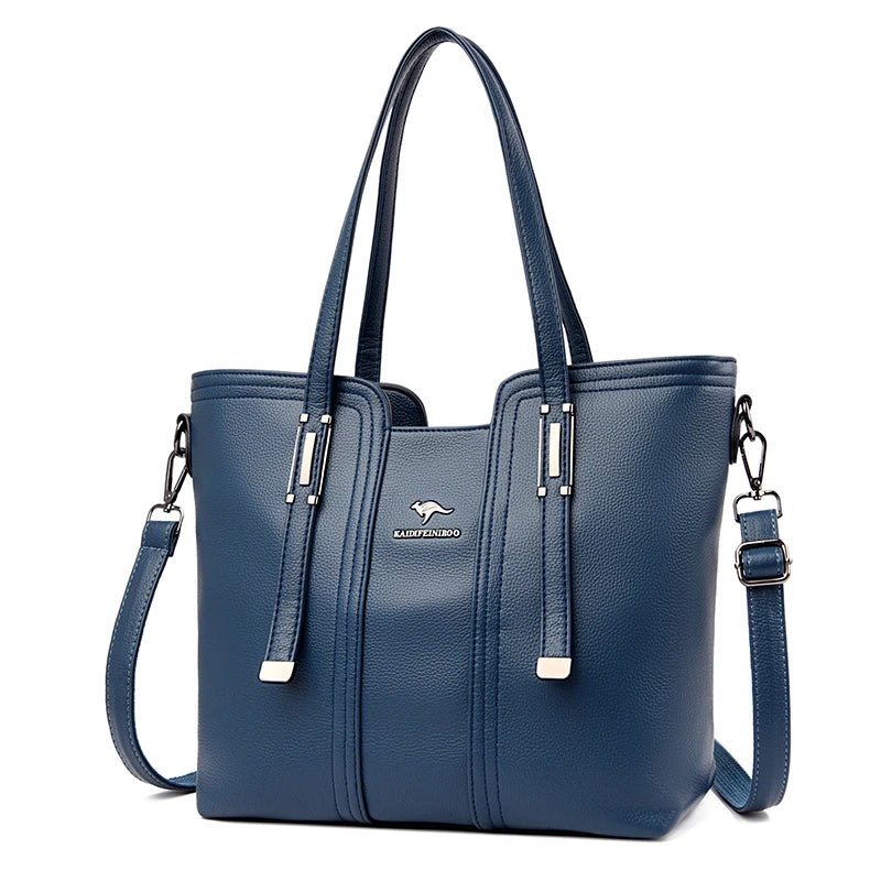 Bolsa tote piel con cremallera