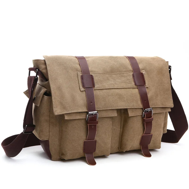 15.6 inch Laptop Messenger Bag The Store Bags khaki