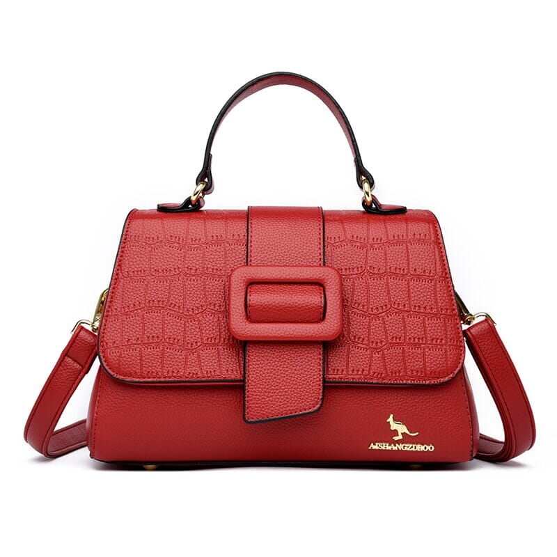 Buckle Crossbody Purse The Store Bags Red