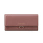 Pink Long Bifold Wallet The Store Bags Light brown 